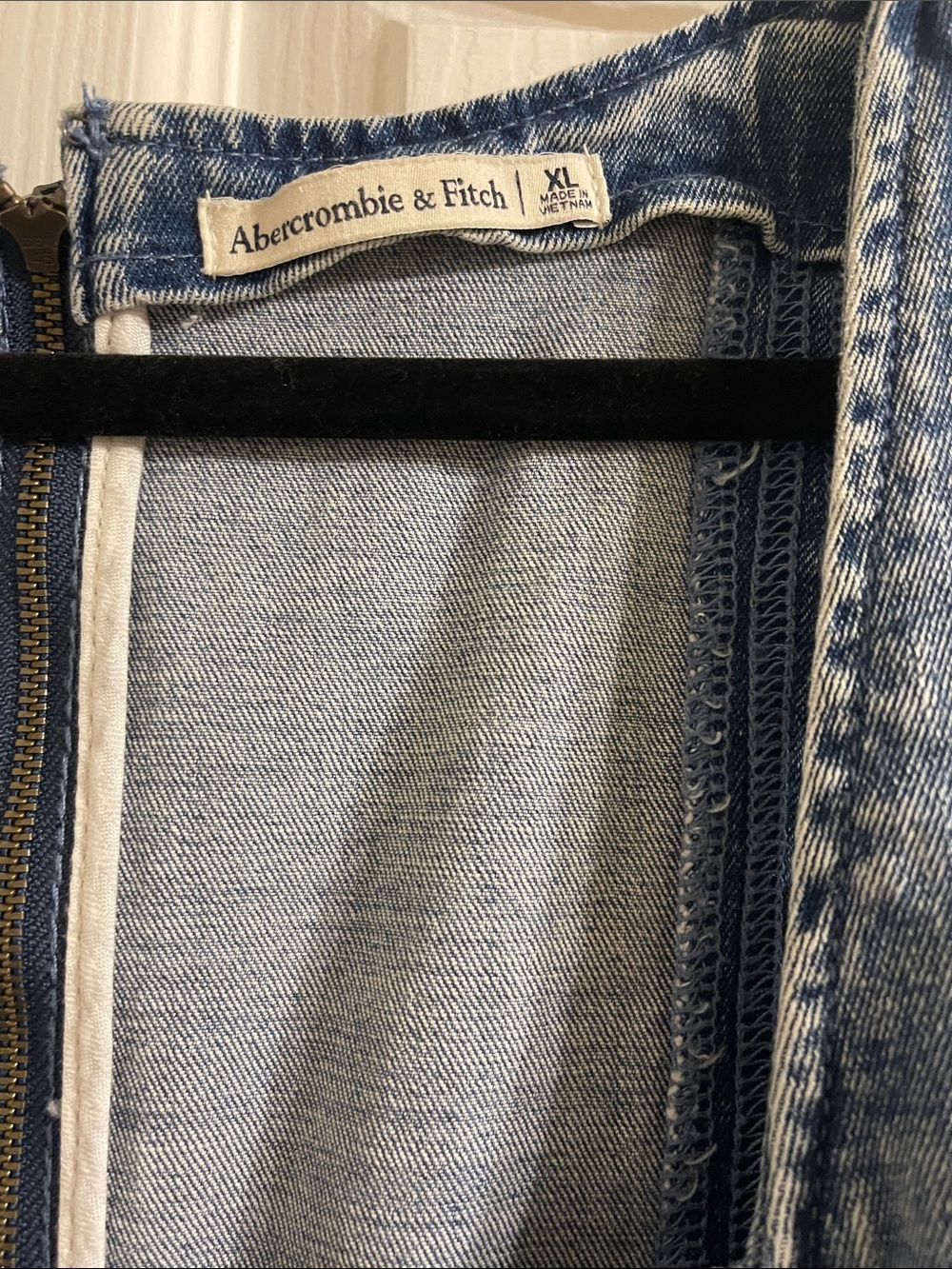 Abercrombie & Fitch Blue Denim Mini Dress - Picture 3 of 5
